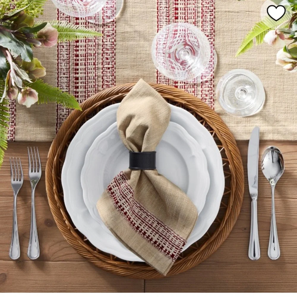 NWT Williams & Sonoma France Stripe Table Runner
